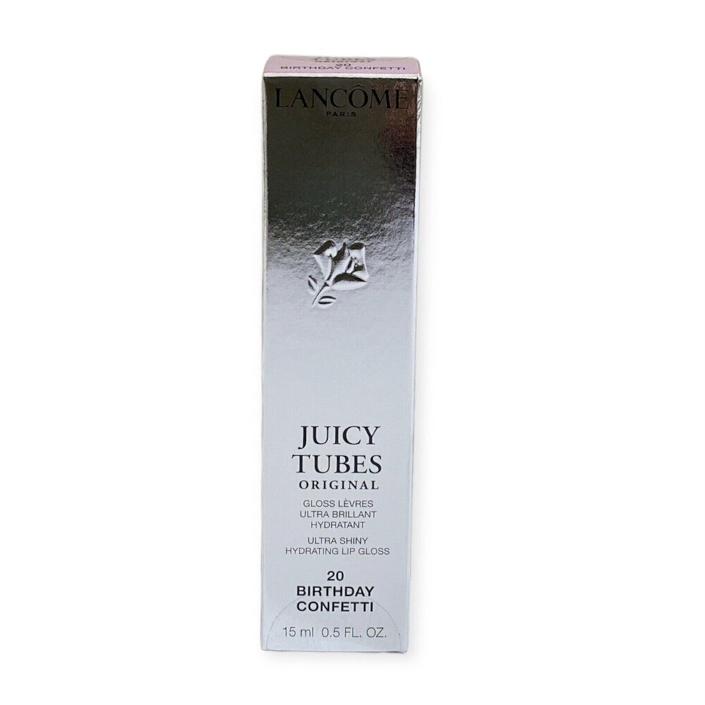 Lancome Juicy Tubes Original Lip Gloss #20 BIRTHDAY CONFETTI Full Size New